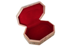 31.5 × 21 × 7 cm | Boîte à bijoux Octagonal tendance en bois et nacre, réalisées à la main | Mosaïque Syrienne
